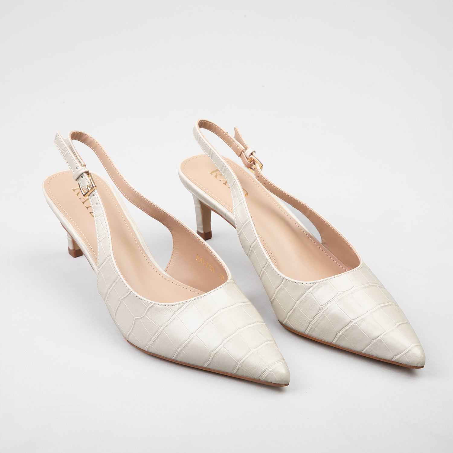 RAID Ravish Slingbacks in Beige