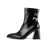 RAID Shalin Block Heeled Ankle Boots in Black