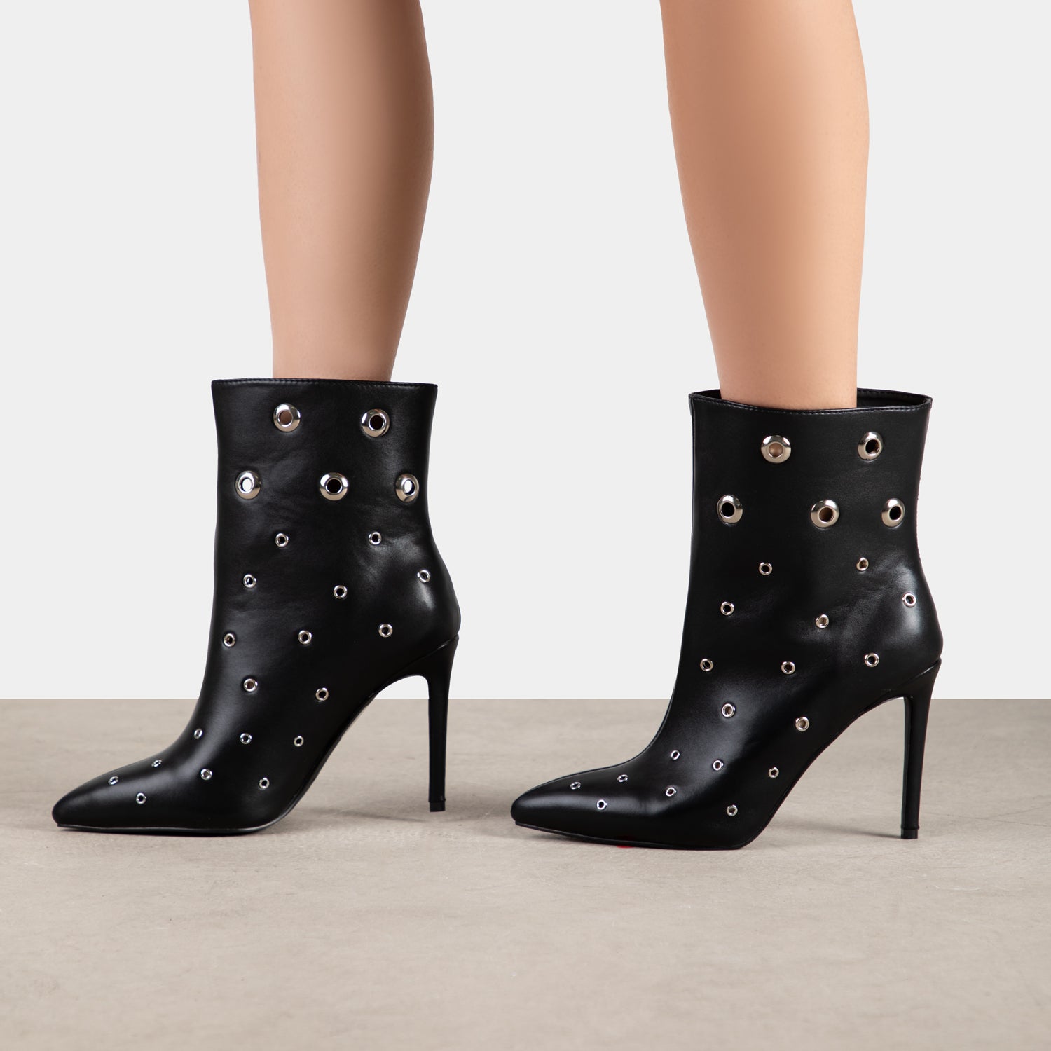 RAID Stormy Ankle Boots in Black