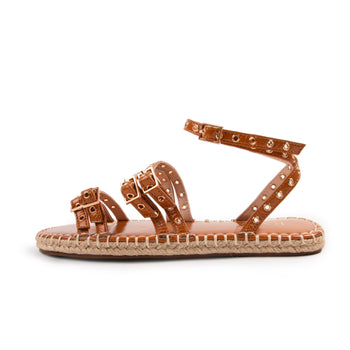 RAID Tanya Flat Sandals in Tan