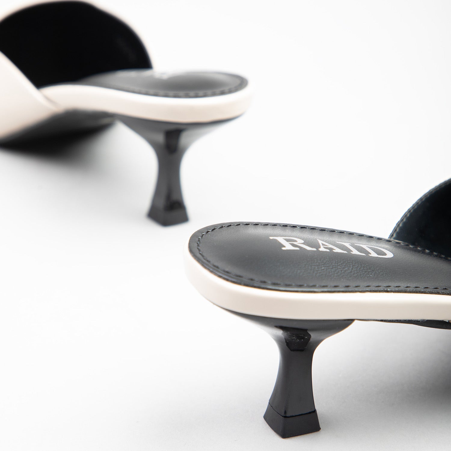 RAID Aarna Heeled Mules in Beige