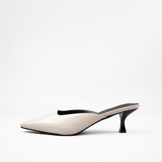 RAID Aarna Heeled Mules in Beige