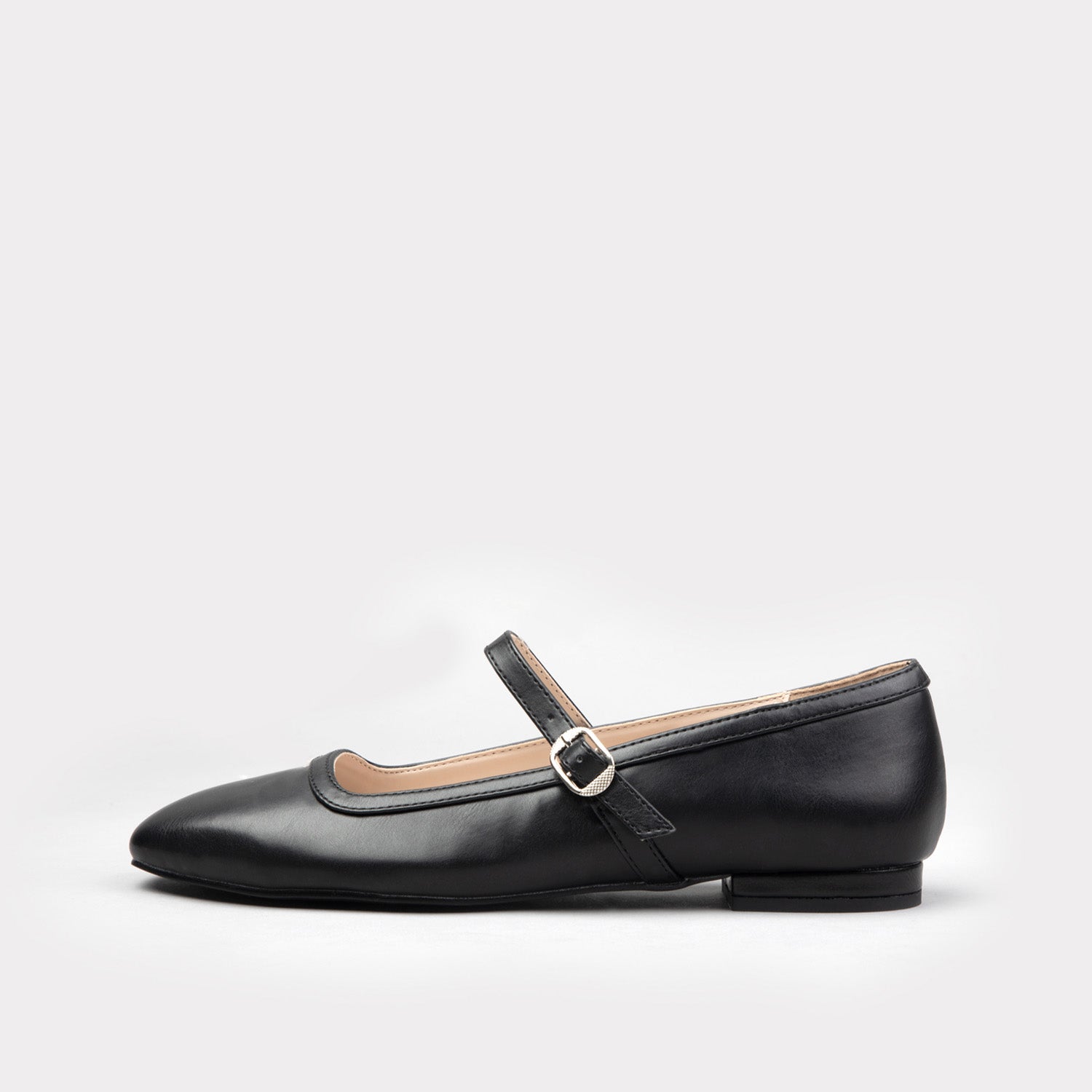 RAID Finni Flat Ballet Pumps In Black
