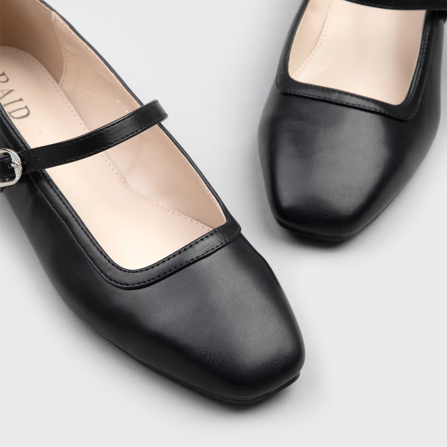 RAID Finni Flat Ballet Pumps In Black