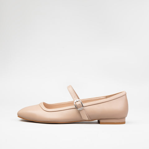 RAID Finni Flat Ballet Pumps In Nude