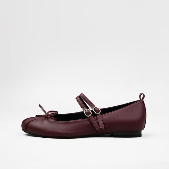 RAID Idol Ballet Flats in Burgundy