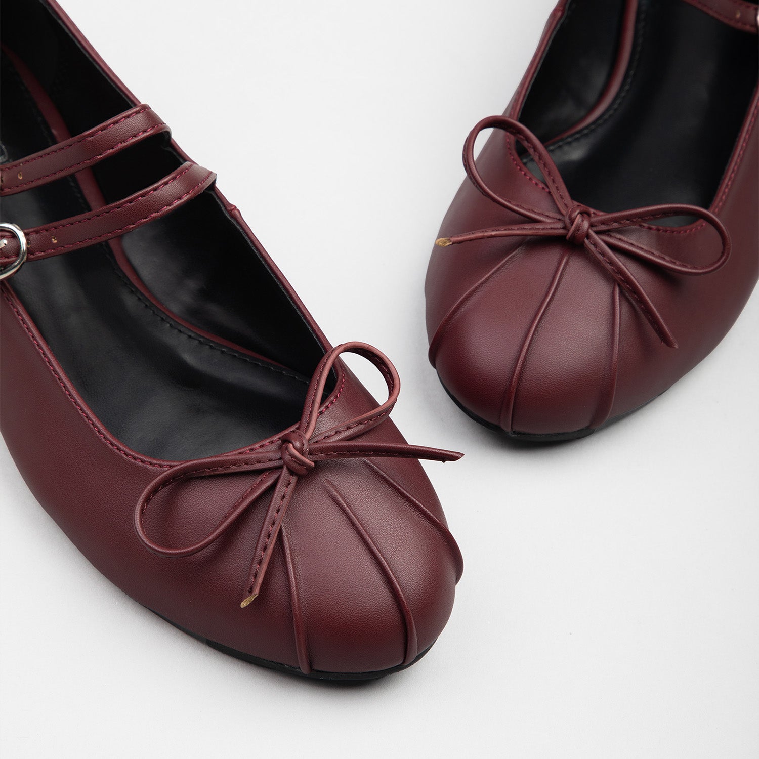 RAID Idol Ballet Flats in Burgundy