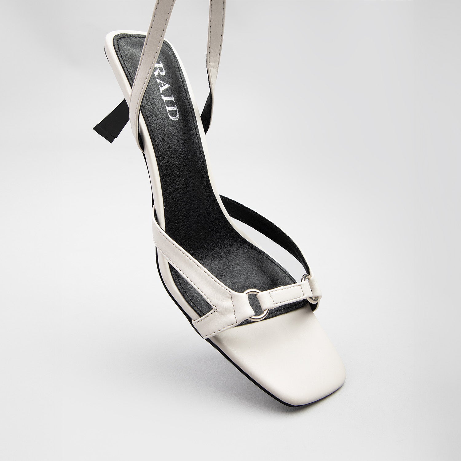 RAID Macie Heeled Sandals in Off White