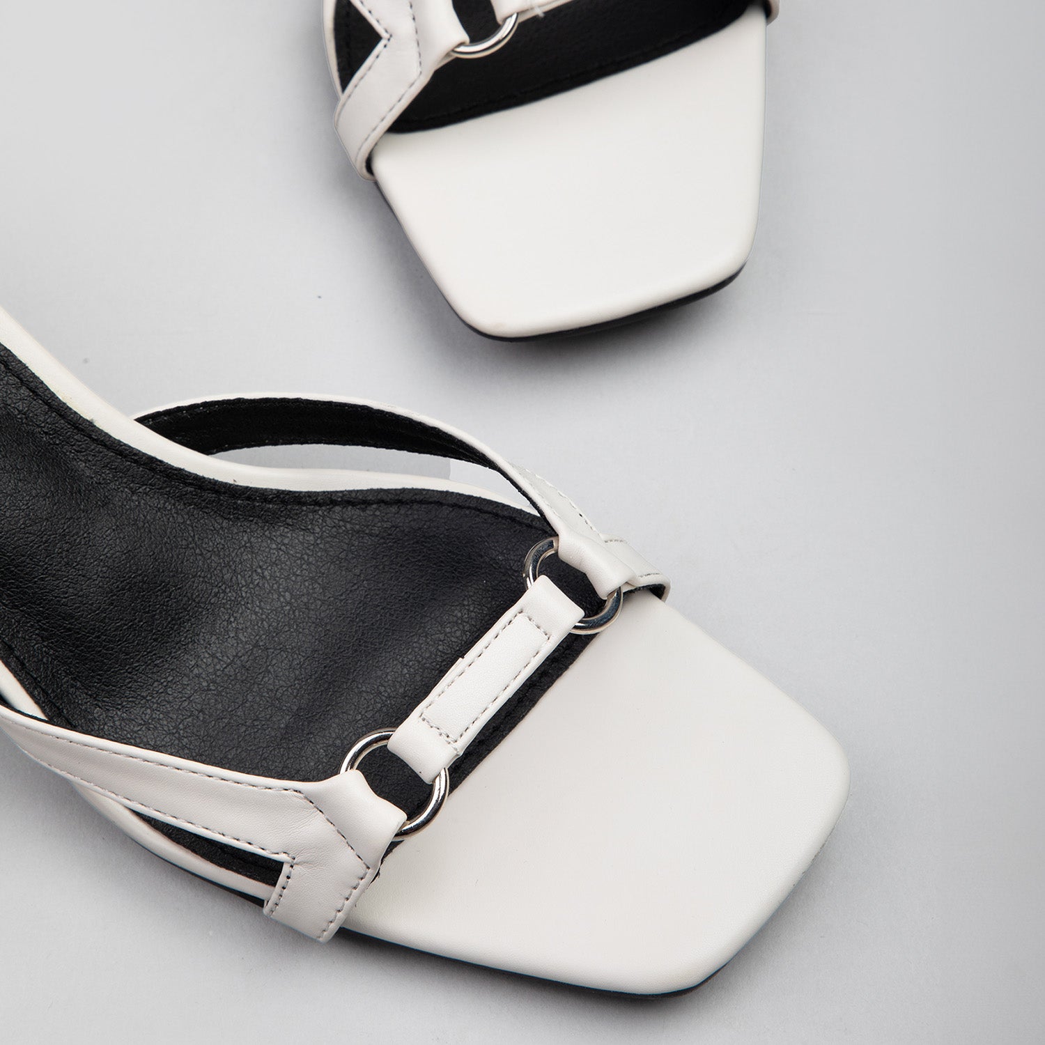 RAID Macie Heeled Sandals in Off White