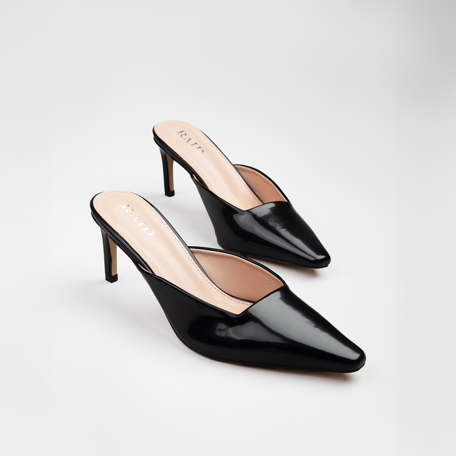 RAID Miko Heeled Mules in Black