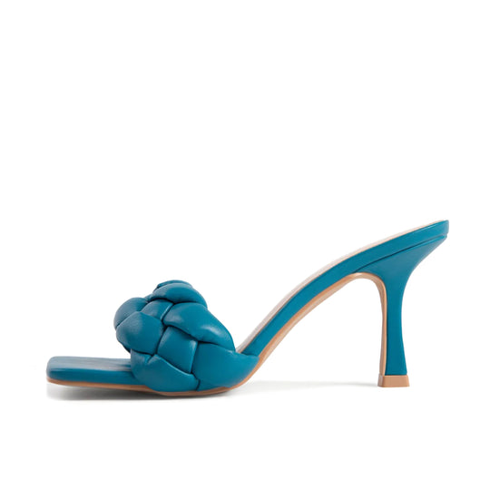RAID Sandra Padded Mule in Teal