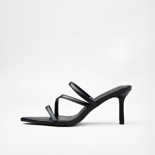 RAID Tosca Heeled Mules in Black