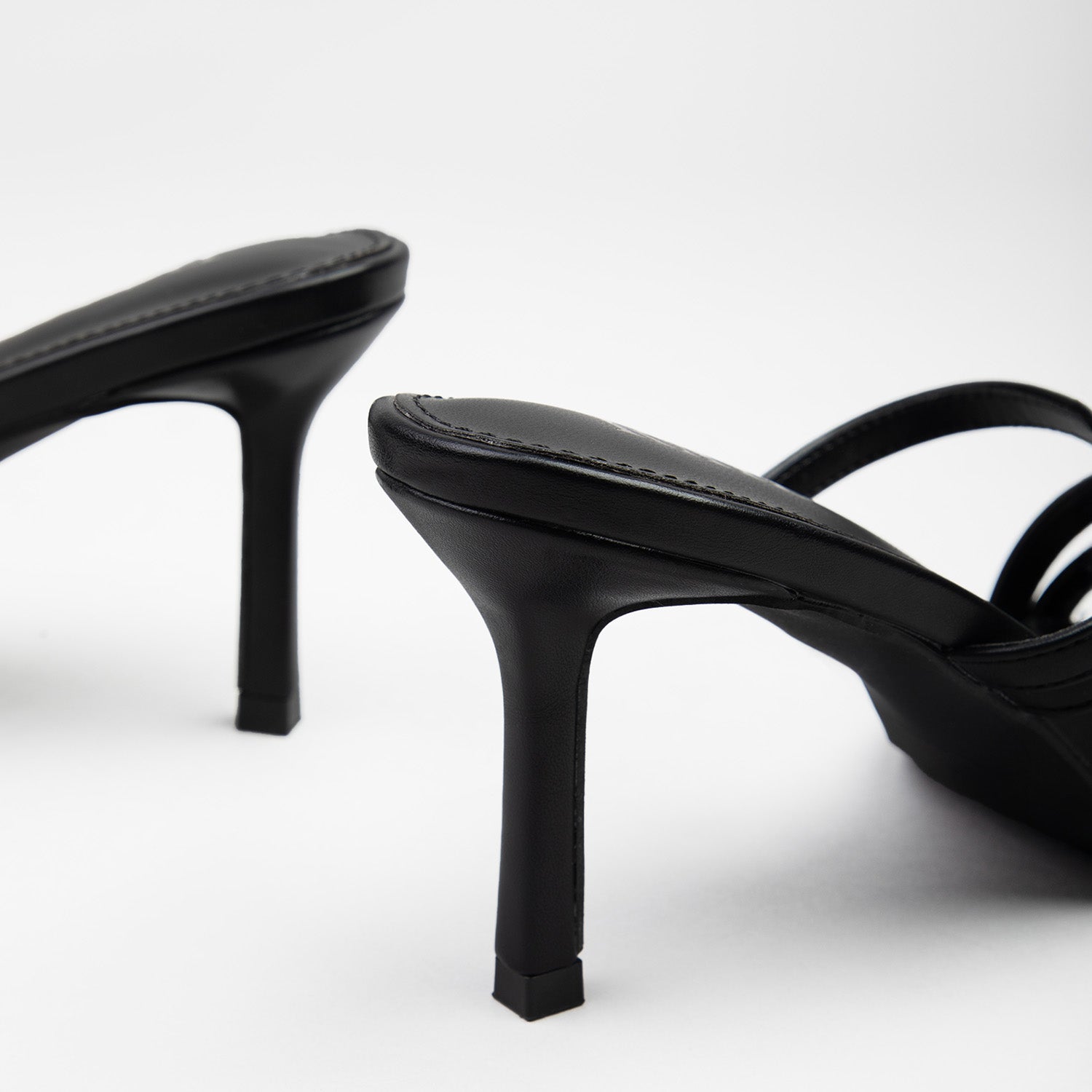 RAID Tosca Heeled Mules in Black