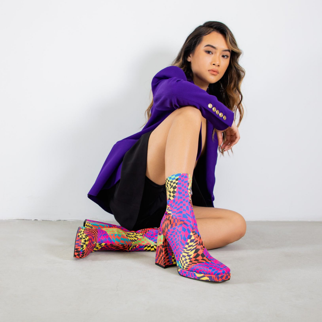 RAID Silonna Ankle Boot in Multi