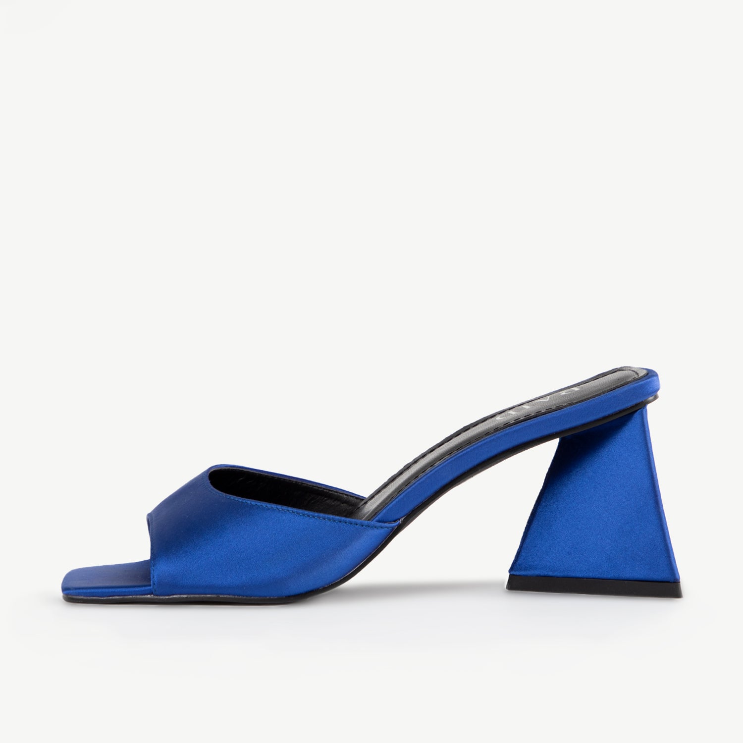 RAID Acasia Block Heeled Mule in Blue