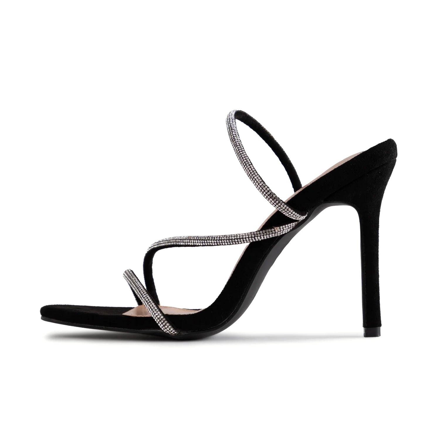 RAID Adila Heeled Mule in Black