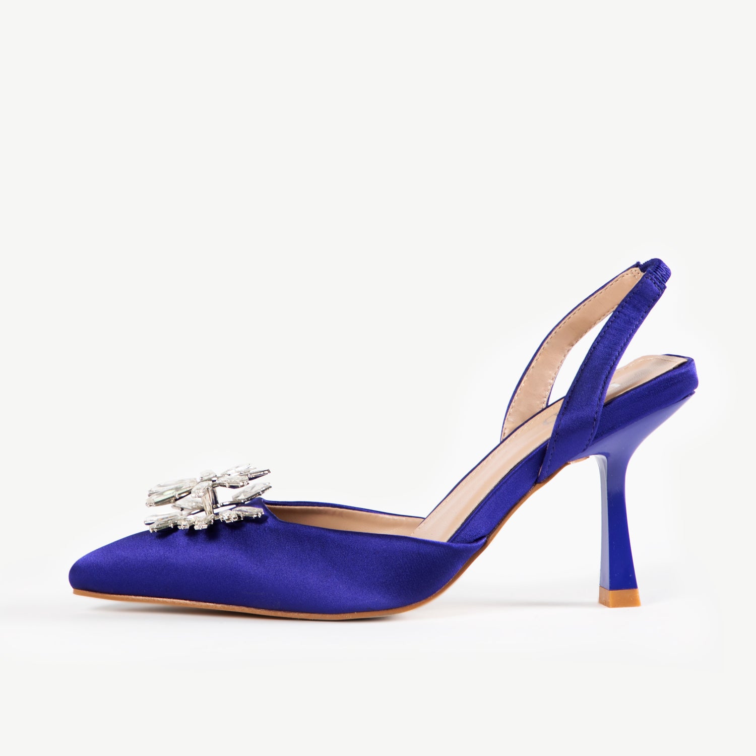 RAID Aisha Slingback Heeled Pump In Blue