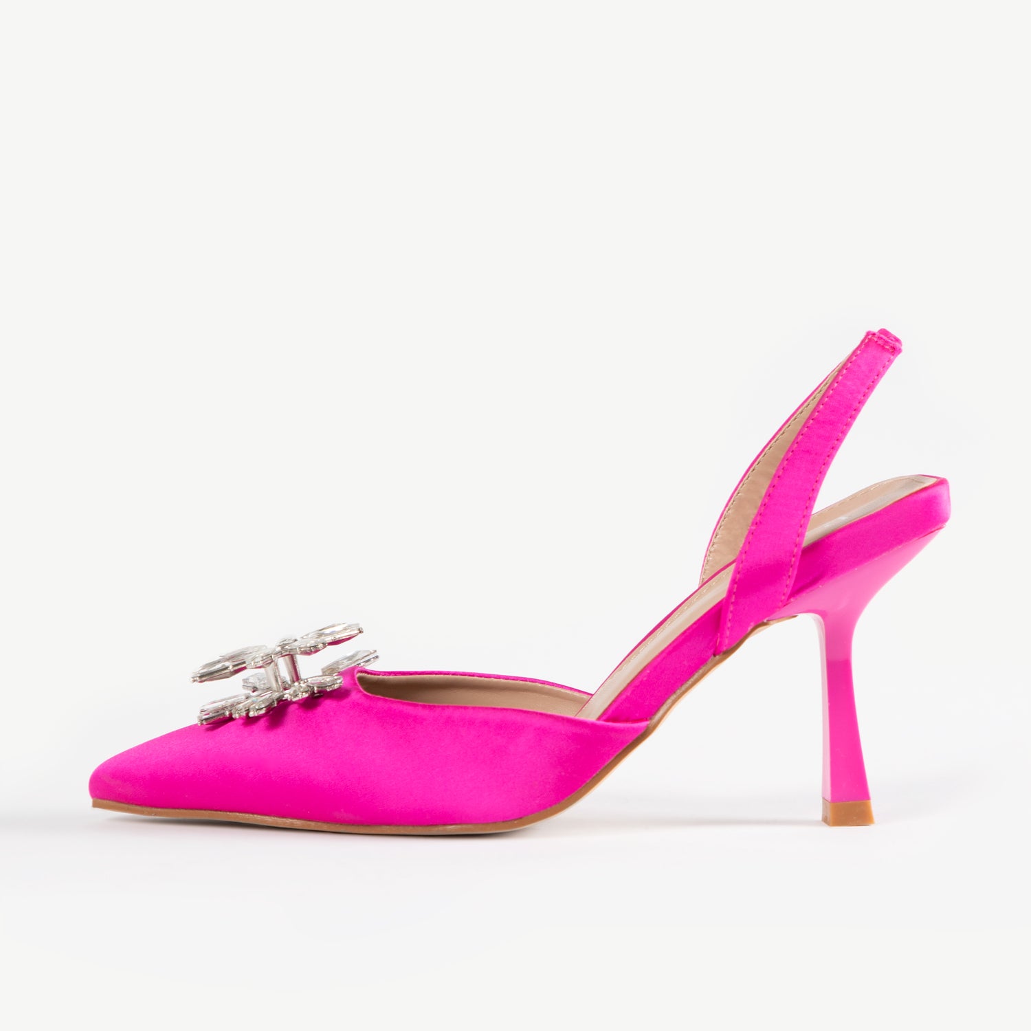 RAID Aisha Slingback Heeled Pump In Pink