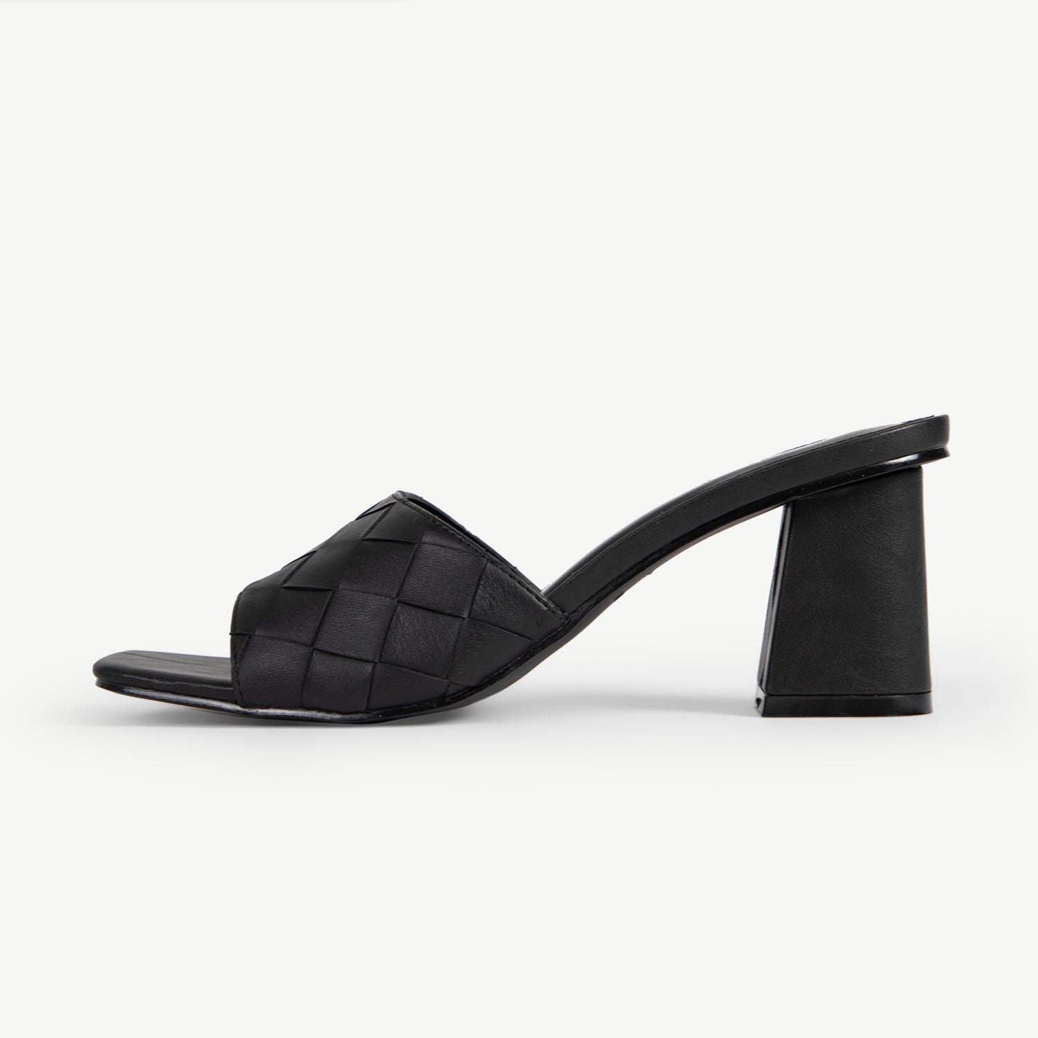 RAID Albie Block Heeled Mule in Black