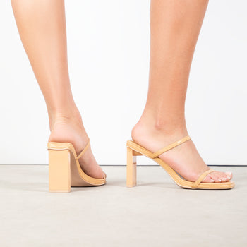 RAID Allen Heeled Mule in Nude