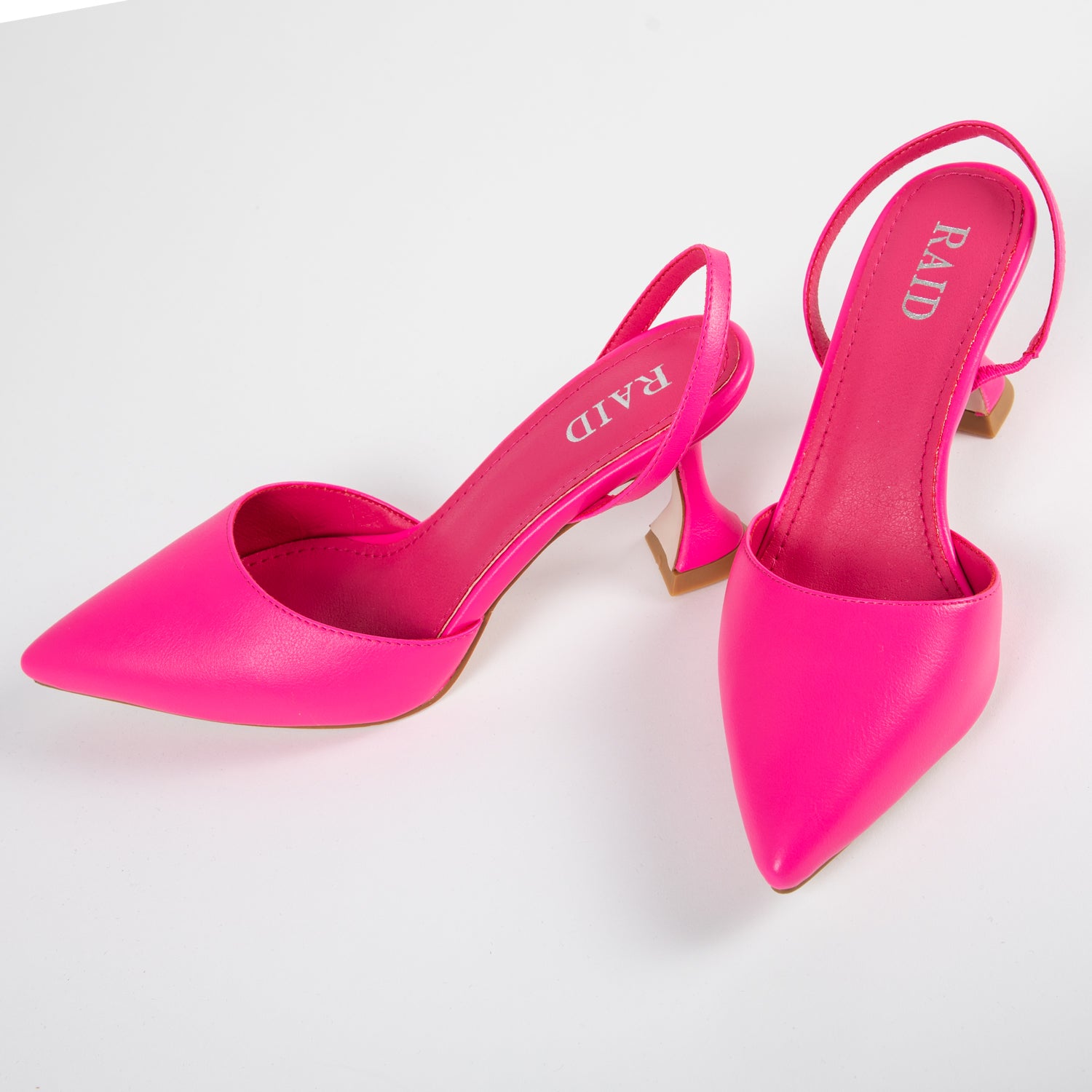 RAID Alyx Slingback Pump in Fuchsia