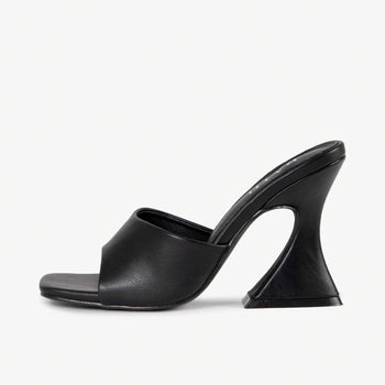 RAID Amantha Heeled Mule in Black