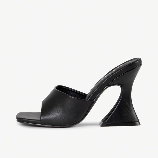 RAID Amantha Heeled Mule in Black