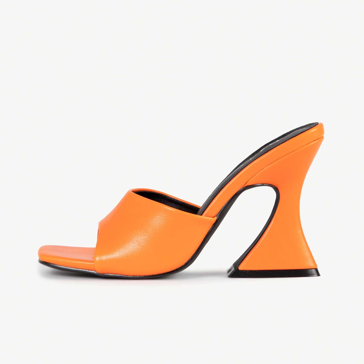 RAID Amantha Heeled Mule in Orange