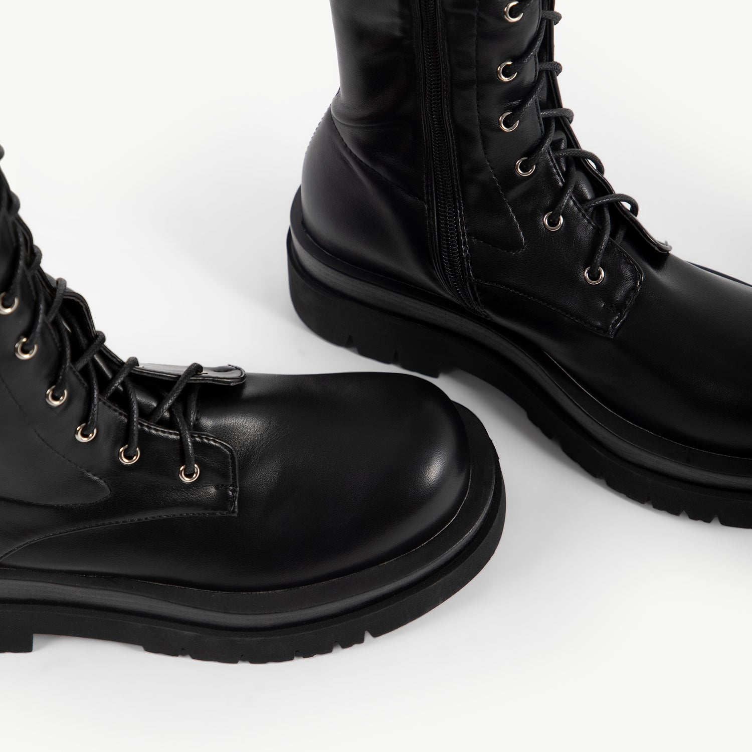 RAID Bernice Over the Knee Boot in Black