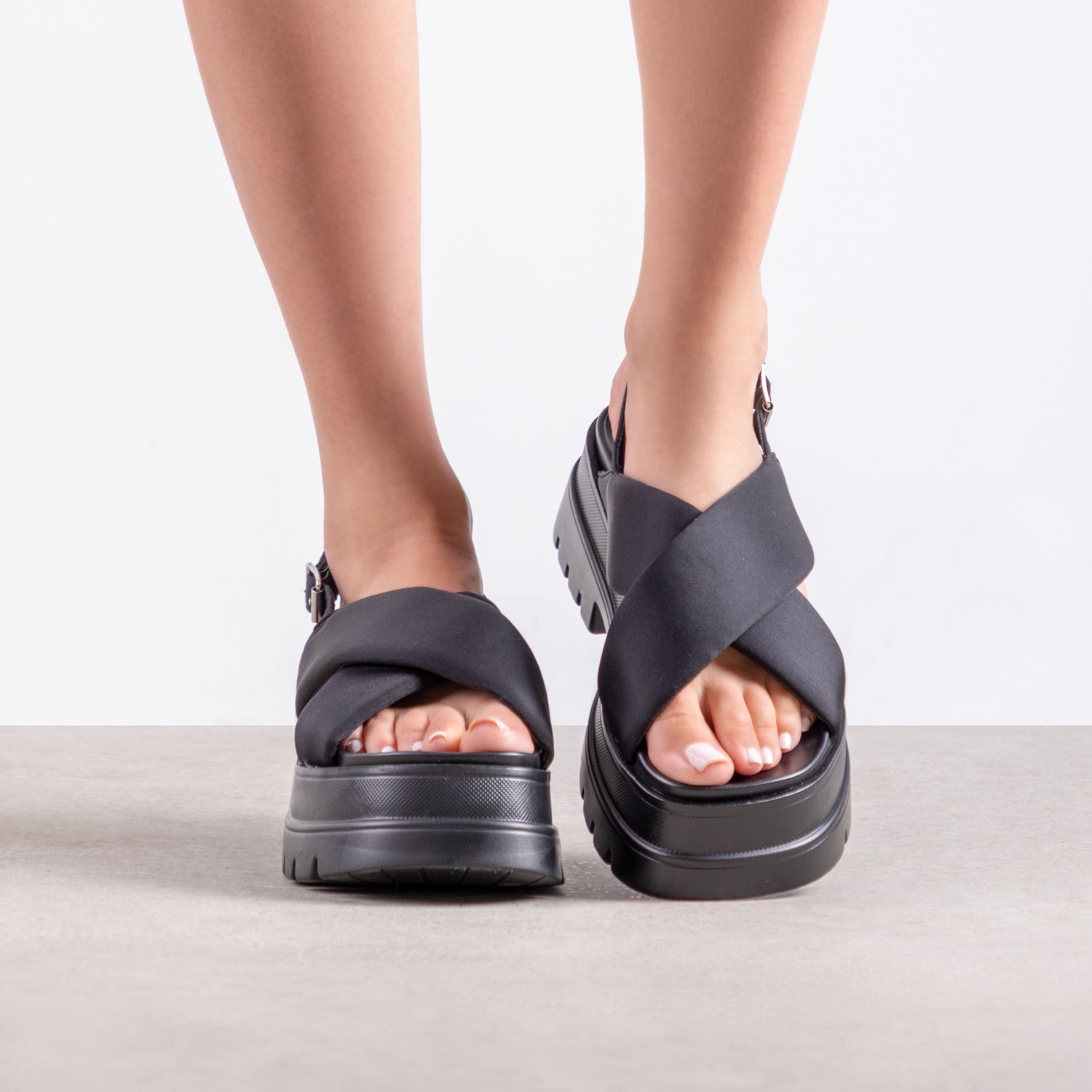 RAID Billie Chunky Sandal in Black