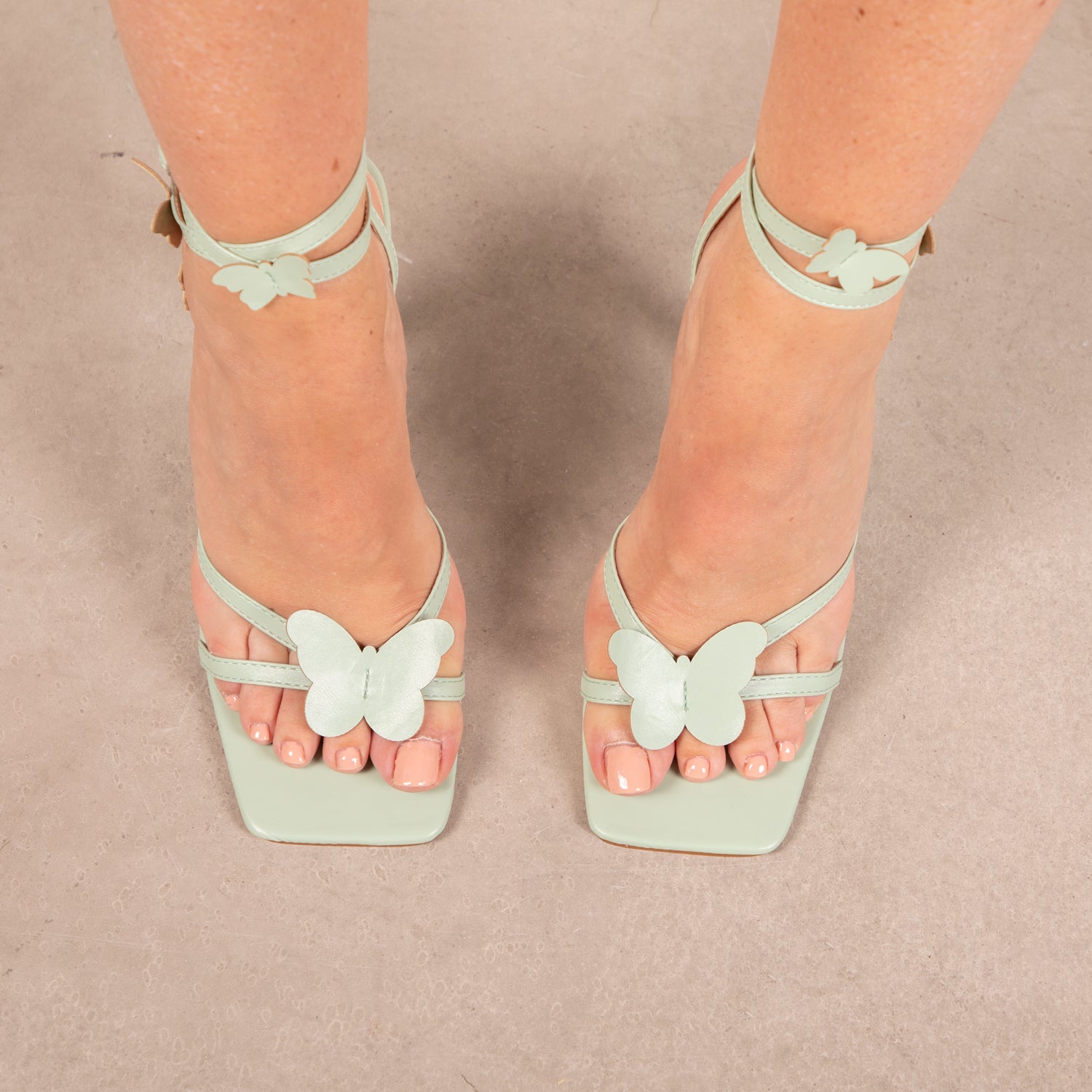 RAID Brevyn Heeled Sandal in Mint