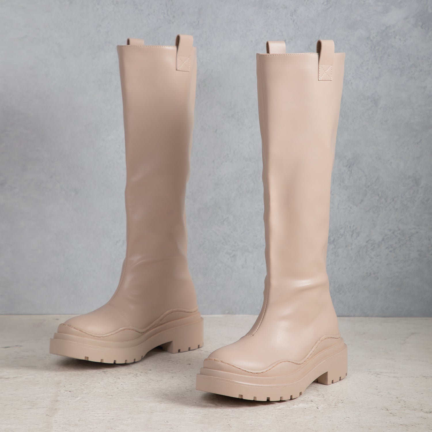 RAID Catania Long Boot in Nude