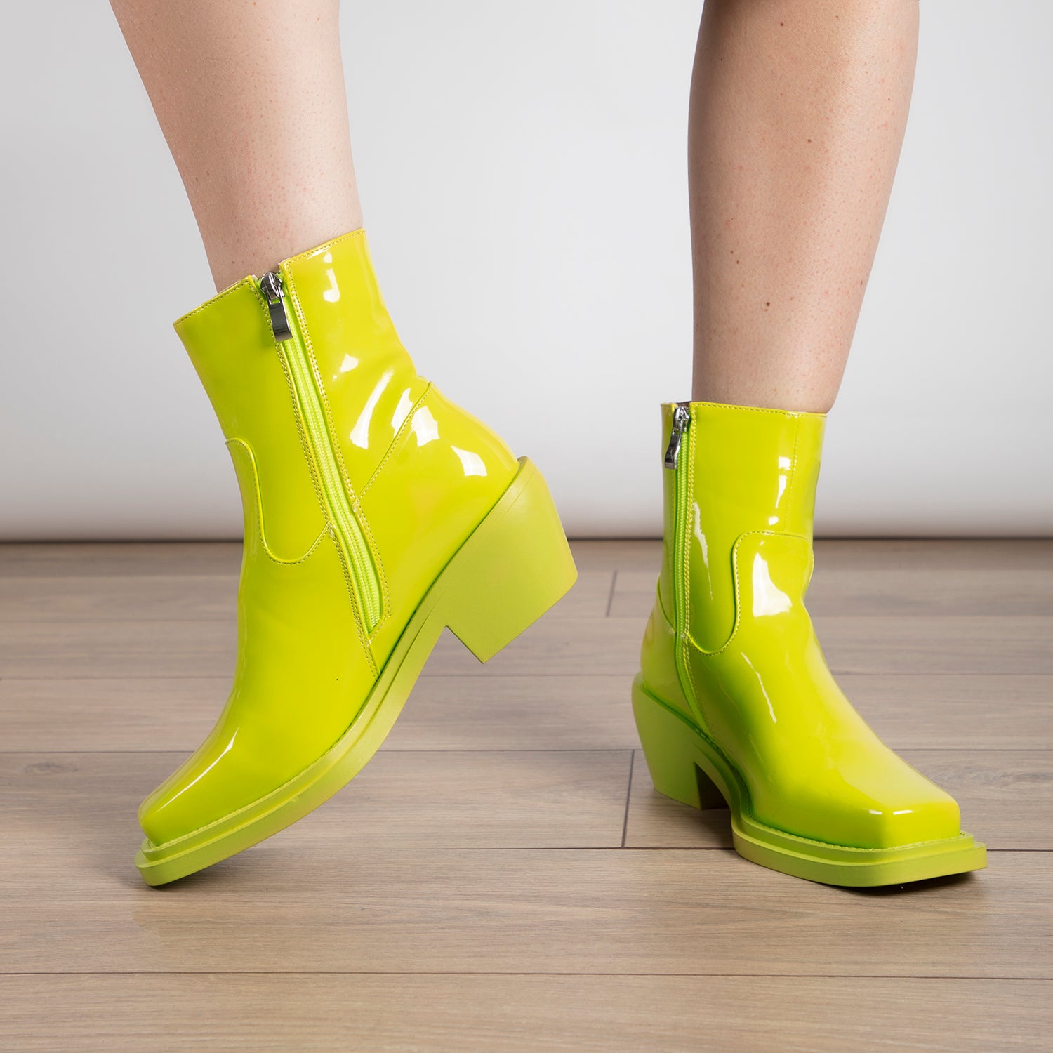 RAID Celina Ankle Boot in Lime