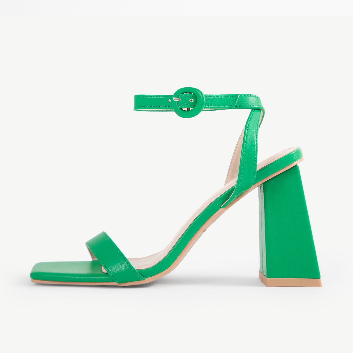 RAID Clair Block Heel In Green