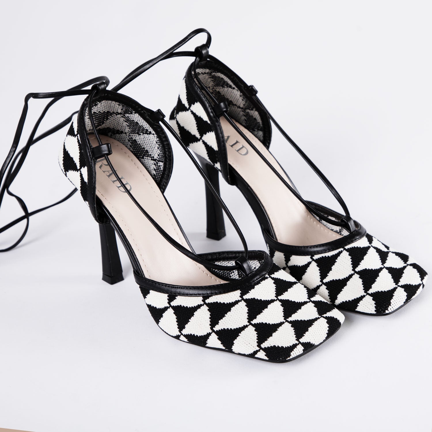 RAID Cornell Heeled Pump in Black/Cream