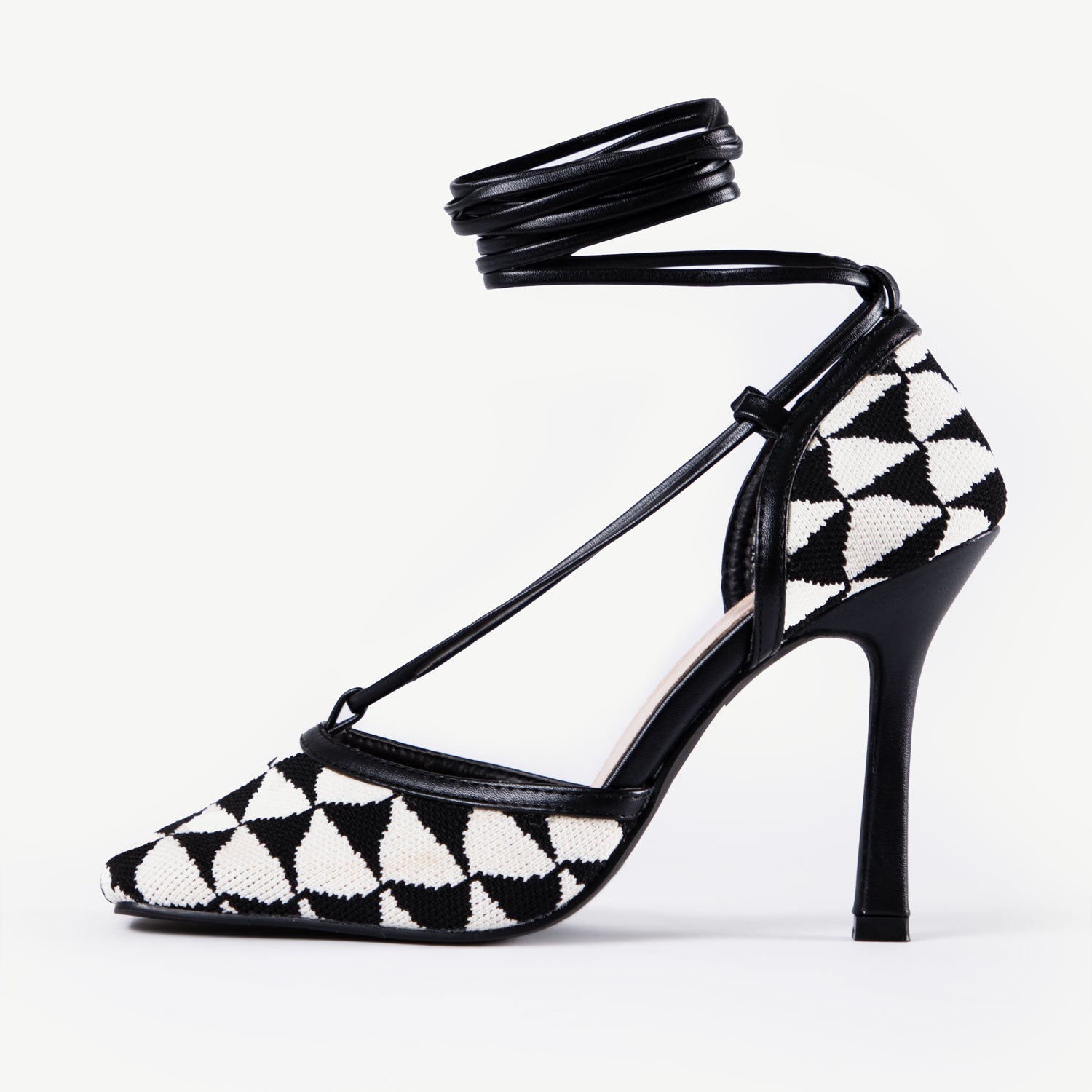 RAID Cornell Heeled Pump in Black/Cream