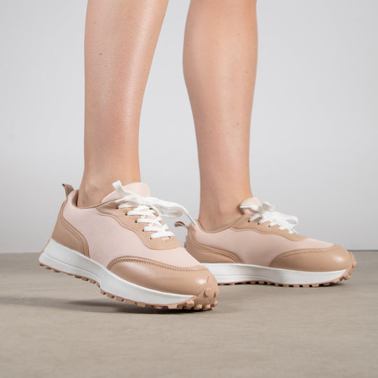 RAID Dazz Chunky Trainers in Nude