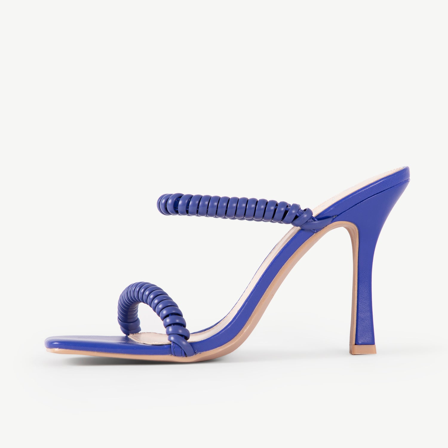 RAID Destined Strappy Heeled Mule in Blue