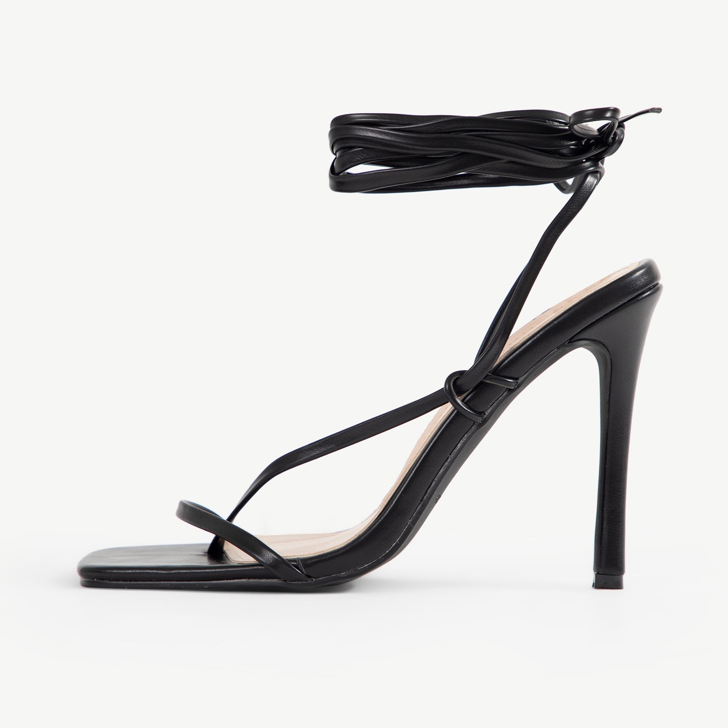 RAID Donnie Lace Up Heel In Black