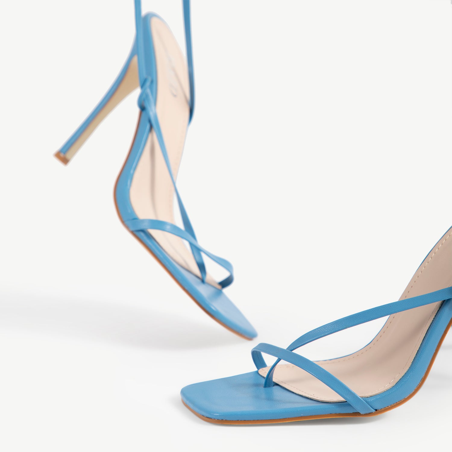 RAID Donnie Lace Up Heel In Blue