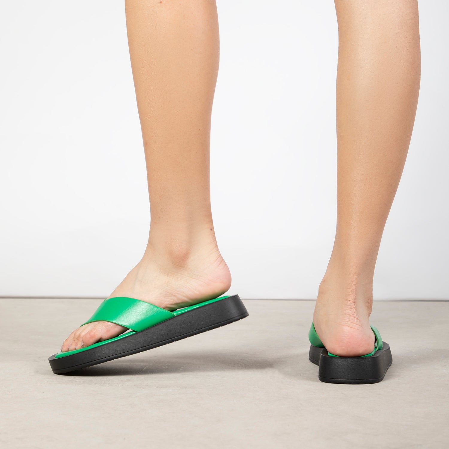 RAID Dornea Chunky Sandal In Green