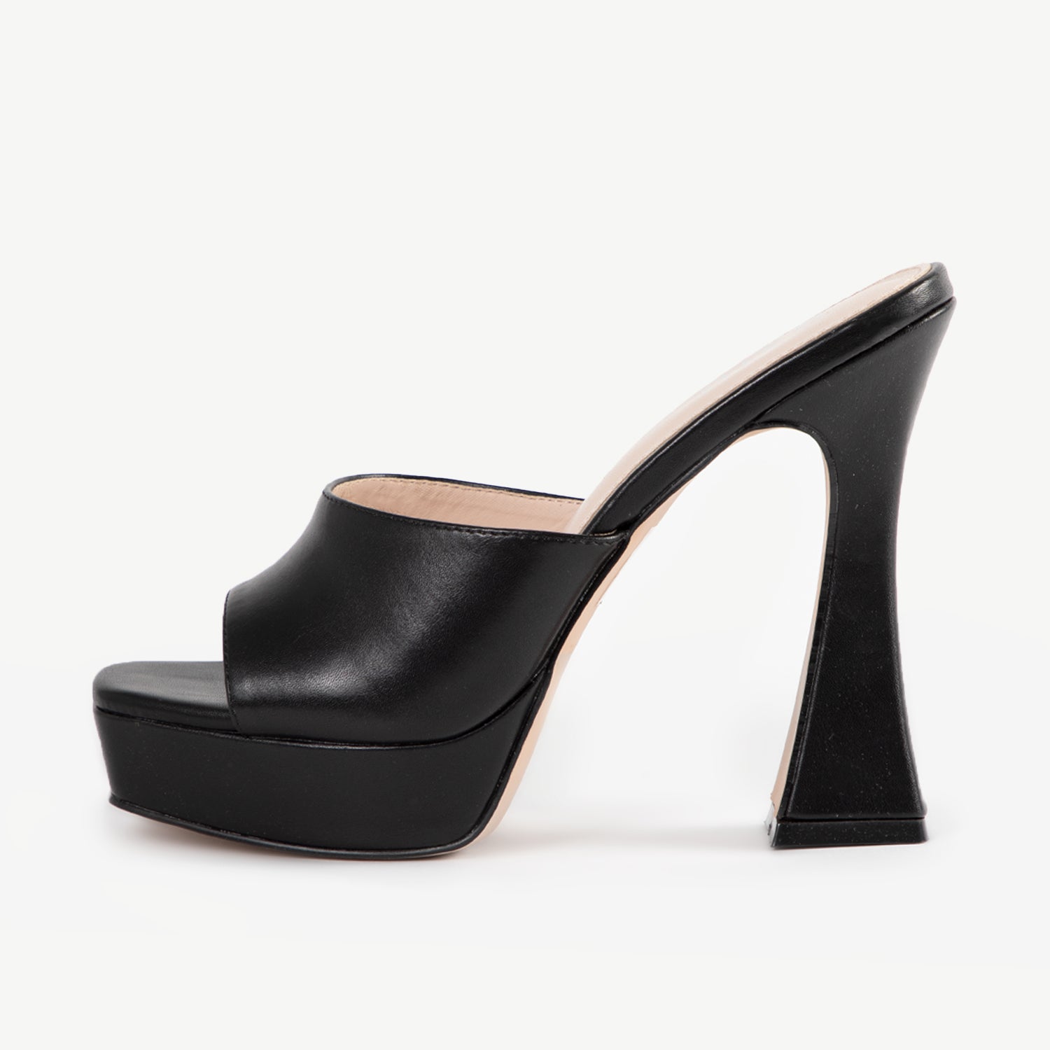 RAID Estee Platform Mule in Black Pu