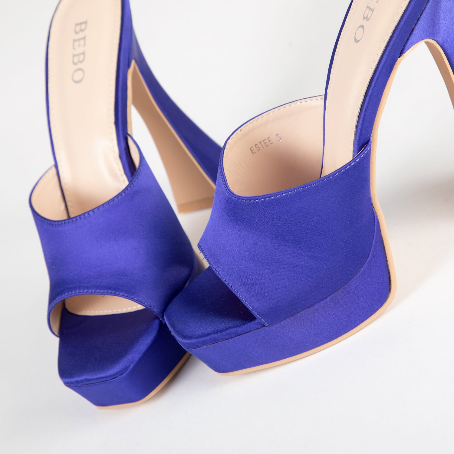 BEBO Estee Platform Mule in Blue