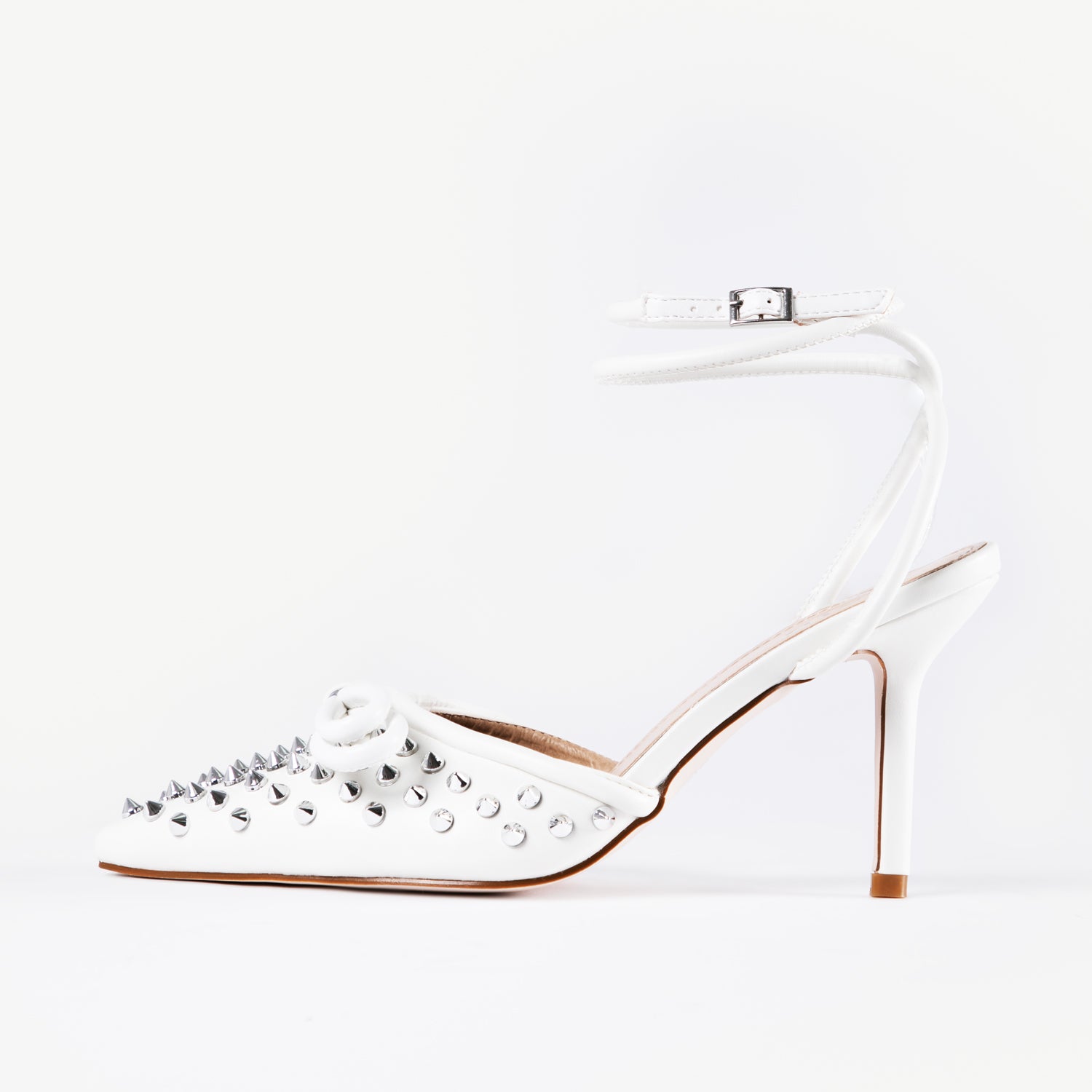 RAID Fawzia Heeled Pump in White