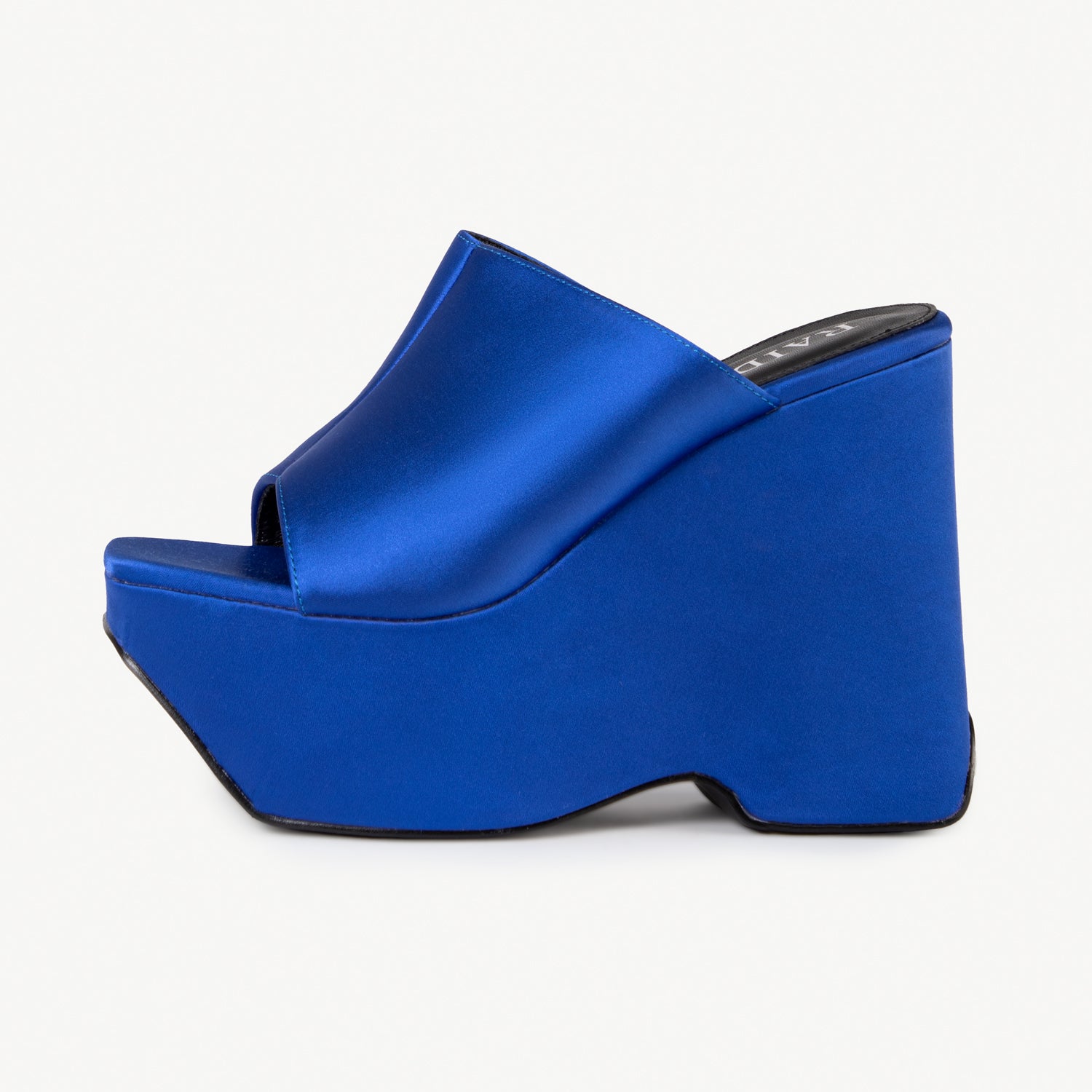 RAID Ferris Platform Heeled Mule in Blue