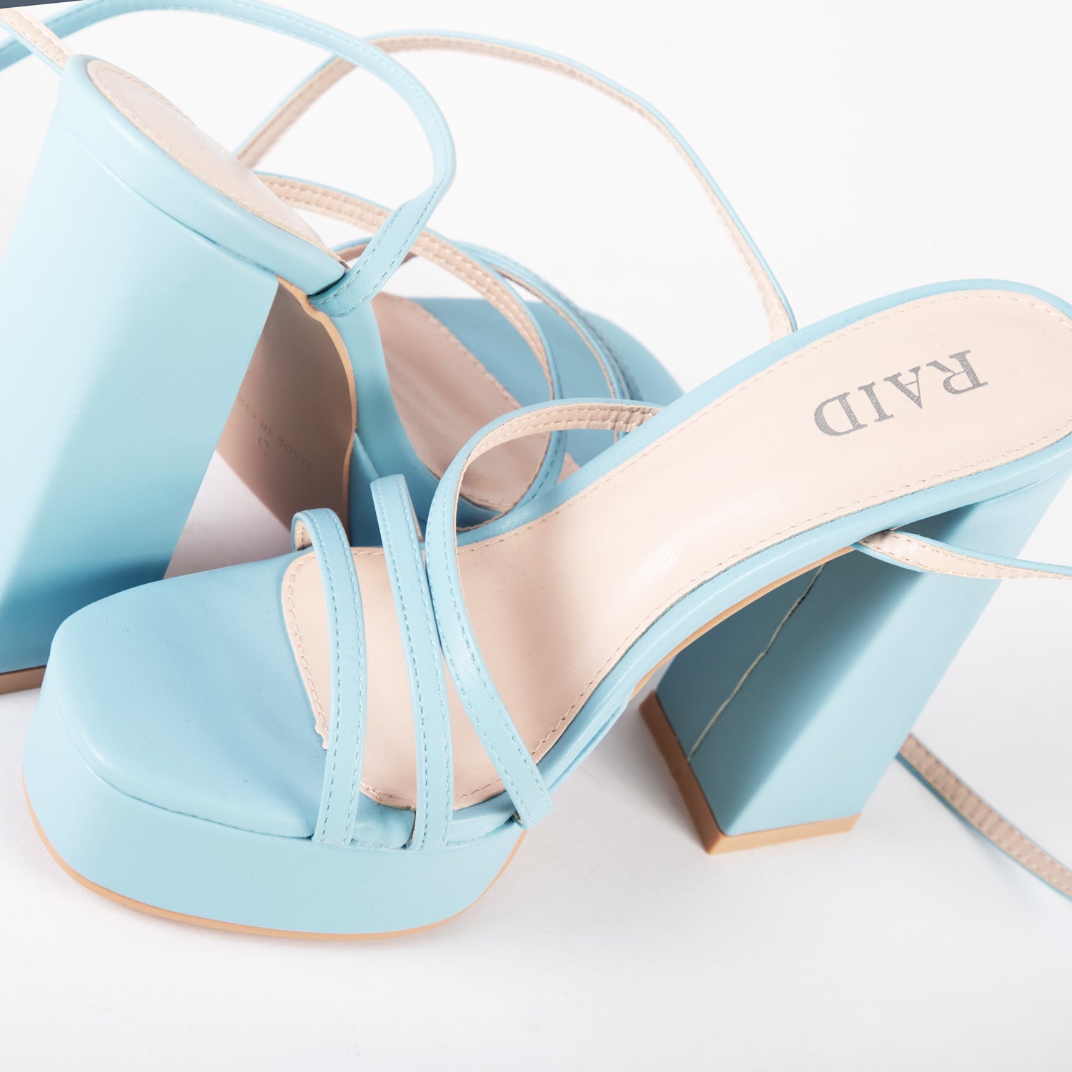 RAID Fia Platform Heel in Blue