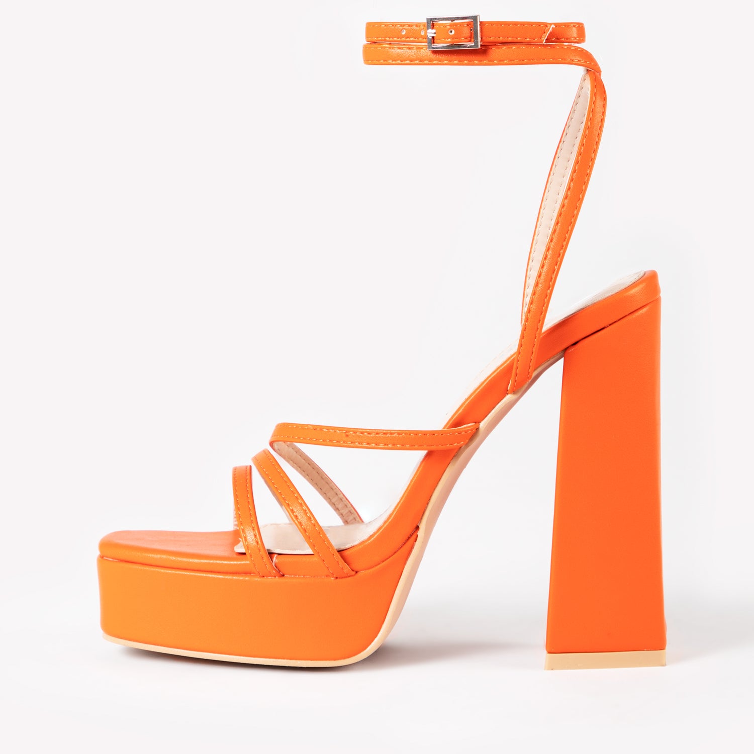 RAID Fia Platform Heel in Orange