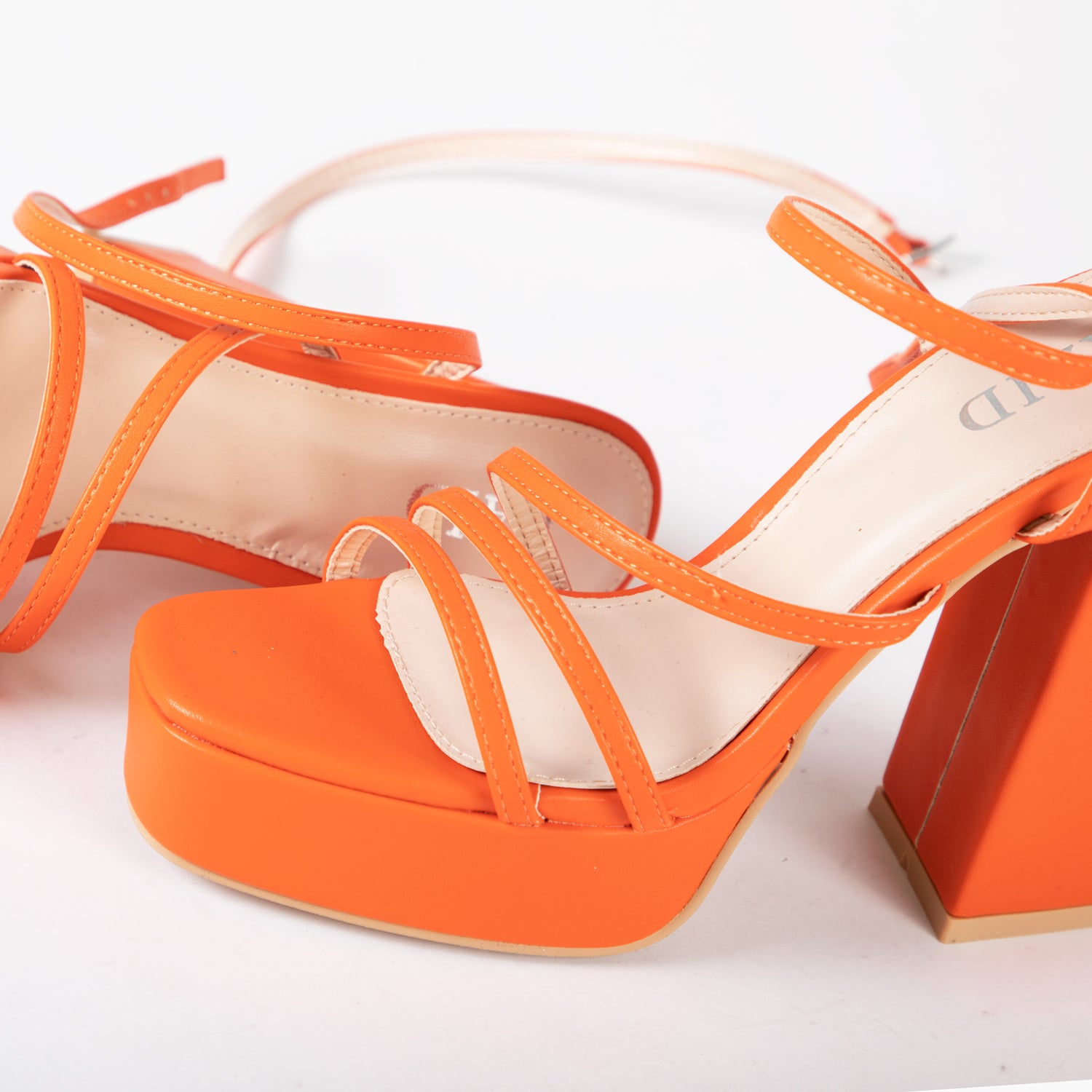 RAID Fia Platform Heel in Orange