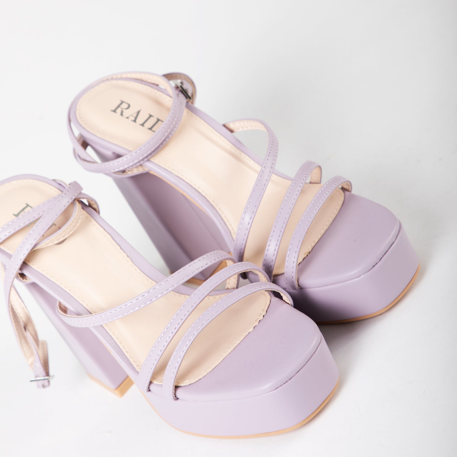 RAID Fia Platform Heel in Lilac