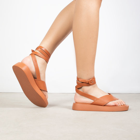 RAID Fred Platform Sandal In Tan